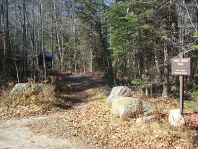 The Three Ponds Trail trailhead