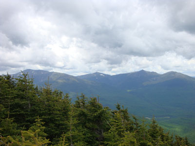 Looking at the Northern Presidentials from the Carter Dome viewpoint - Click to enlarge