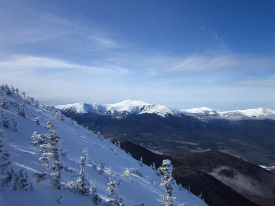 Looking at Mt. Washington from near the Carter Dome summit - Click to enlarge