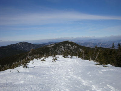 Looking down the Carter-Moriah Trail near Carter Dome