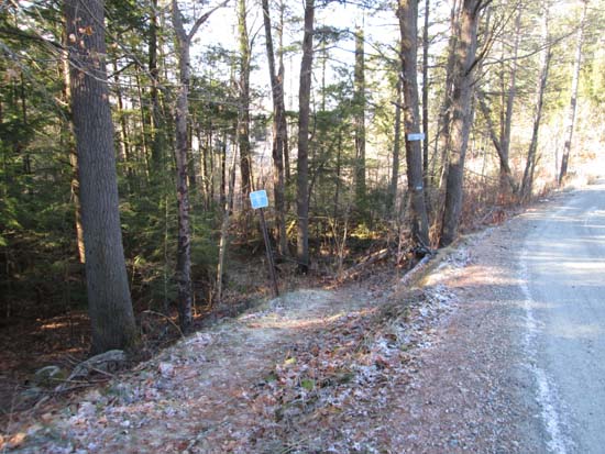 The Indian Ridge Trail trailhead