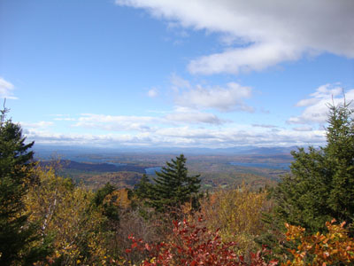 The vista near the summit of Piper Mountain - Click to enlarge