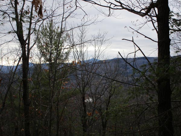 Slight views through the trees from Crows Nest - Click to enlarge