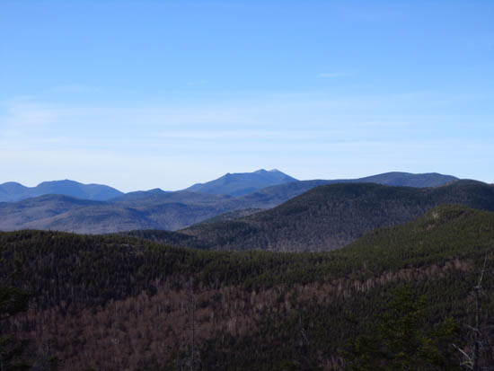 Looking toward the Franconia Ridge from near the Dickey Mountain summit - Click to enlarge