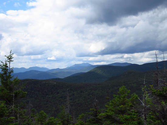 Looking toward the Franconia Ridge from near the Dickey Mountain summit - Click to enlarge