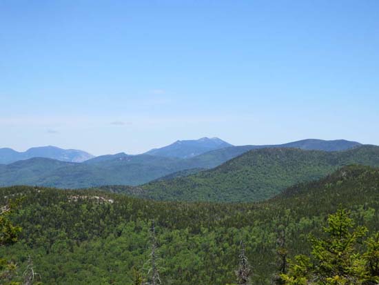 Looking toward the Franconia Ridge from near the Dickey Mountain summit - Click to enlarge
