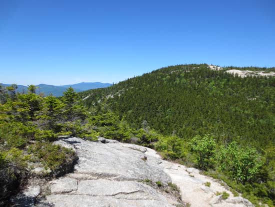 Looking down the Welch-Dickey Loop Trail