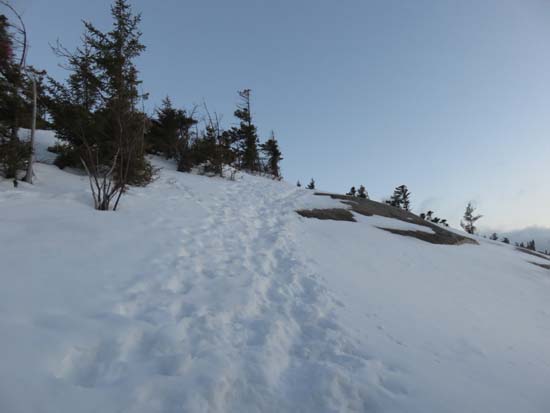The Welch-Dickey Loop Trail between the peaks