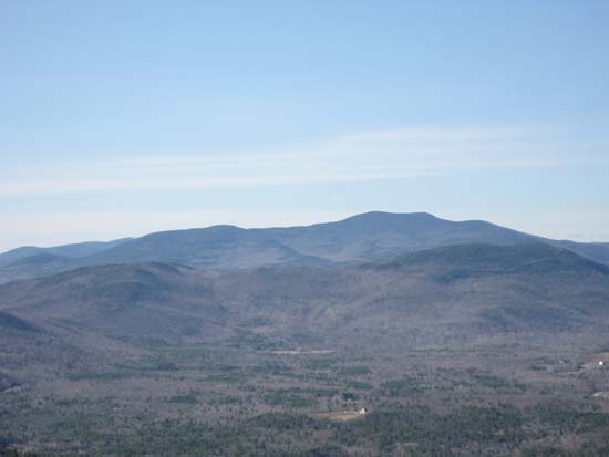 Dinsmore Mountain (left) as seen from Red Hill
