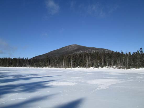 Looking across Nancy Pond at Mt. Nancy on the way to Duck Pond Mountain