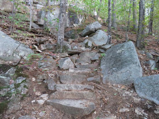 The Eagle Cliff Trail cliffs section