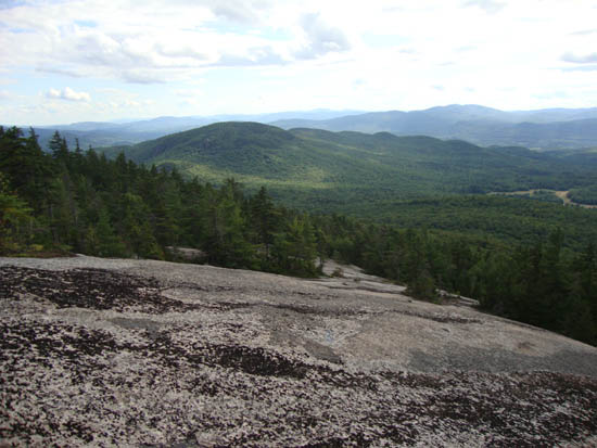 Looking down the ledges on the way to Fisher Mountain