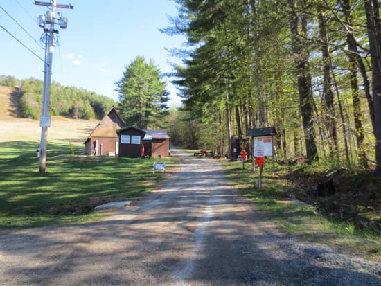 The bottom of the Arrowhead ski trails