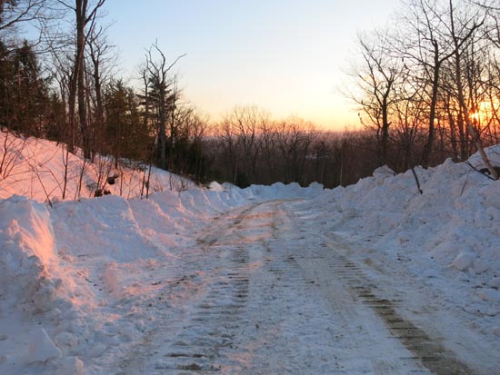 The road to Fort Mountain