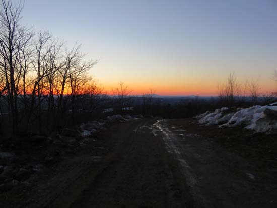 The road to Fort Mountain