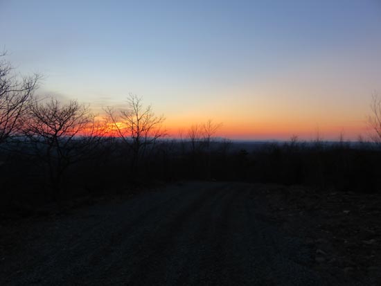 The road to Fort Mountain