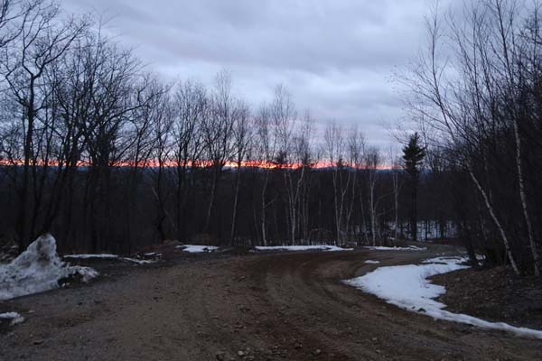 The road to Fort Mountain