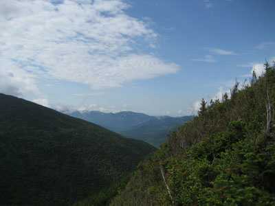 Looking south from near the summit of Galehead Mountain - Click to enlarge