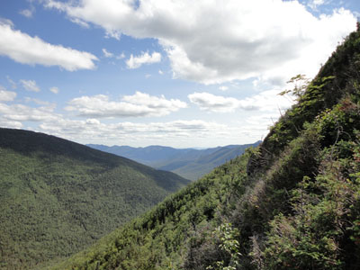 Looking through the Pemi from the Galehead Mountain viewpoint - Click to enlarge