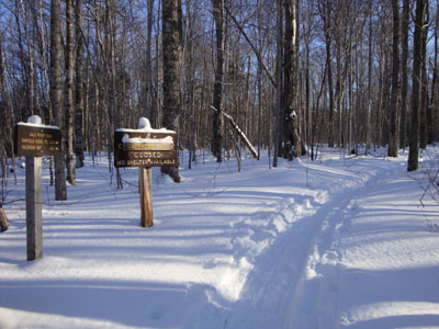 The Gale River Trail trailhead