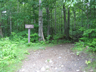The Gale River Trail trailhead