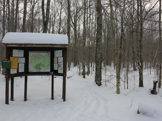 The Gale River Trail trailhead