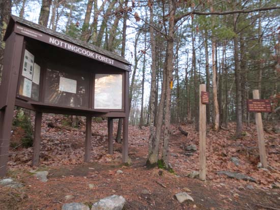 Hamilton's Path trailhead on South Bow Road