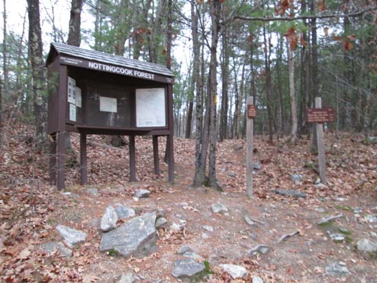 Hamilton's Path trailhead on South Bow Road