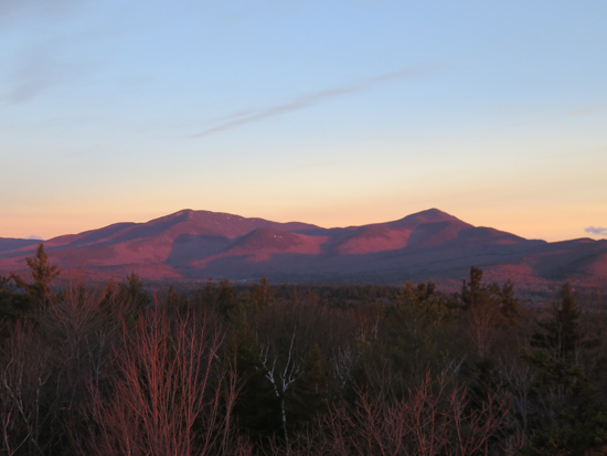 Whiteface and Passaconaway as seen from the Great Hill fire tower - Click to enlarge