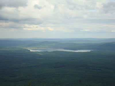 Looking at Province Lake from the Green Mountain fire tower - Click to enlarge