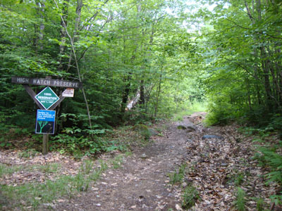 High Watch Trail trailhead