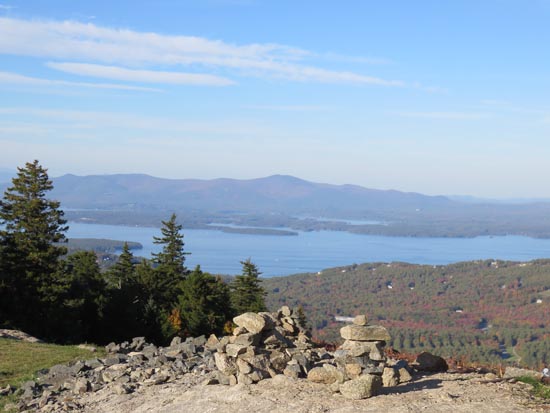 Looking at the Ossipees from Gunstock Mountain - Click to enlarge