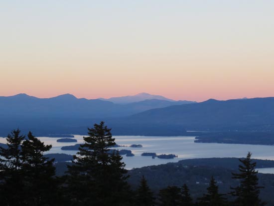 Lake Winnipesaukee and Mt. Washington as seen from Gunstock Mountain - Click to enlarge