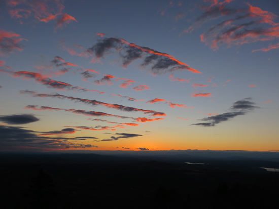 Looking at the Ossipees from Gunstock Mountain - Click to enlarge
