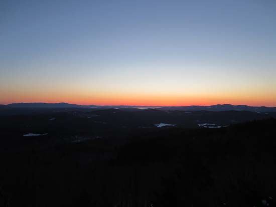 Sunrise from Hersey Mountain - Click to enlarge