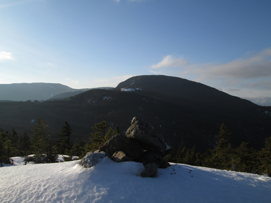 Looking at Shelburne Moriah from near the summit of Howe Peak - Click to enlarge