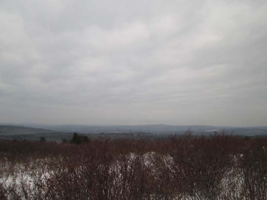 Cloudy views west from Hubbard Hill - Click to enlarge