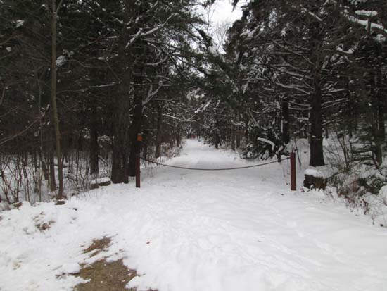 The Hubbard Hill Road trailhead