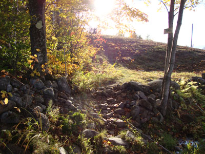 Trailhead to the Iron Mountain summit on Iron Mountain Road