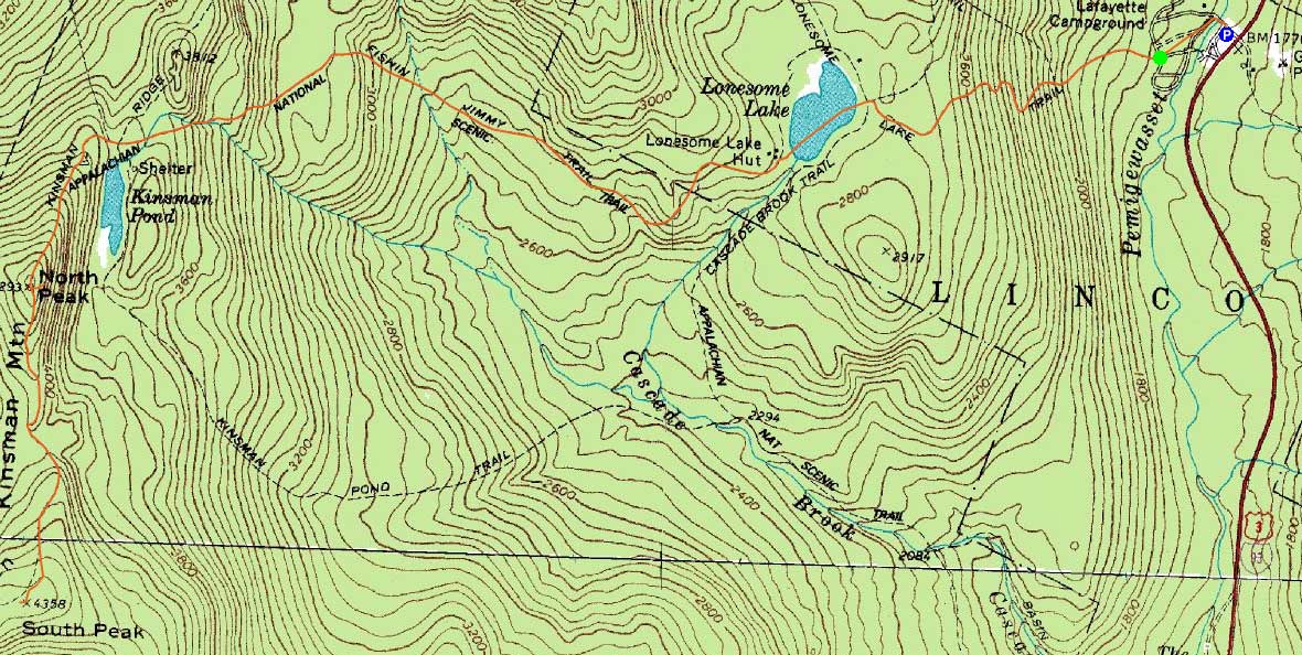 Kinsman Mountain (North Peak), Kinsman Mountain (South Peak) New