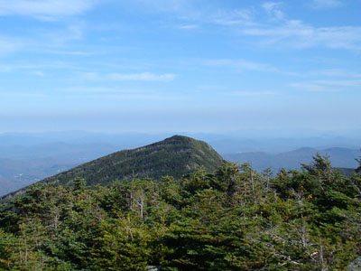 Kinsman Mountain's North Peak as seen from its South Peak