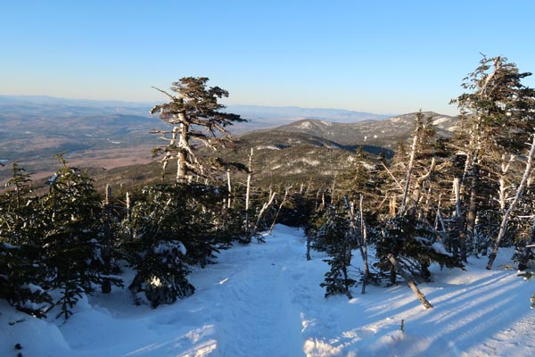 The Kinsman Ridge Trail on the way to North Kinsman