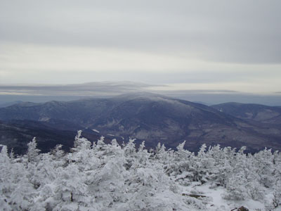 Looking at Mt. Moosilauke from near the summit of Kinsman Mountain's South Peak - Click to enlarge