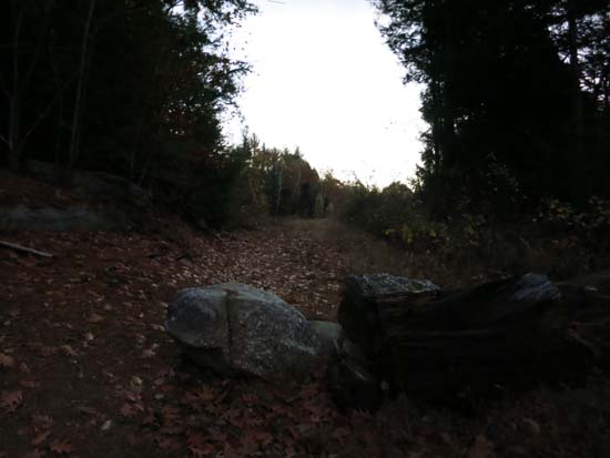 The start of the logging road off Chemung Road