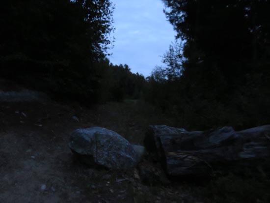 The start of the logging road off Chemung Road