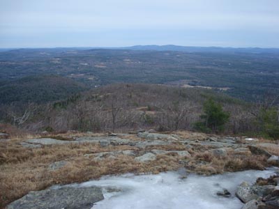 Looking down the Banana Trail at Little Ball Mountain