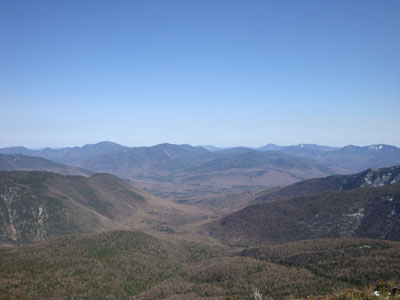 Looking south from near the summit of Little Haystack Mountain - Click to enlarge