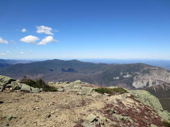 Looking at the Kinsmans and Cannon from near the summit of Little Haystack Mountain - Click to enlarge