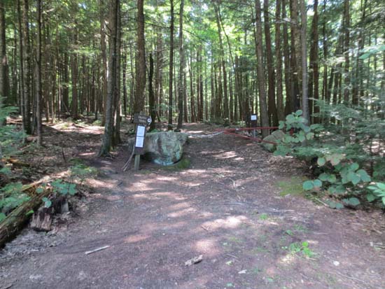 The Elwell Trail trailhead