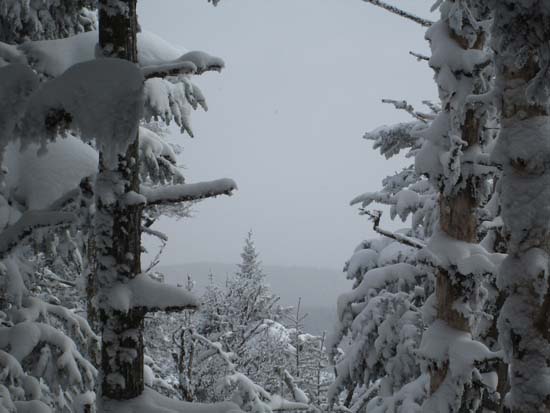 Slight views from the west peak of Long Mountain - Click to enlarge